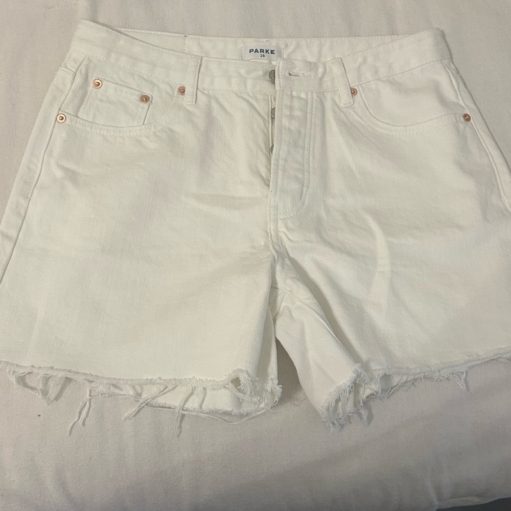 Parke baggy shorts white